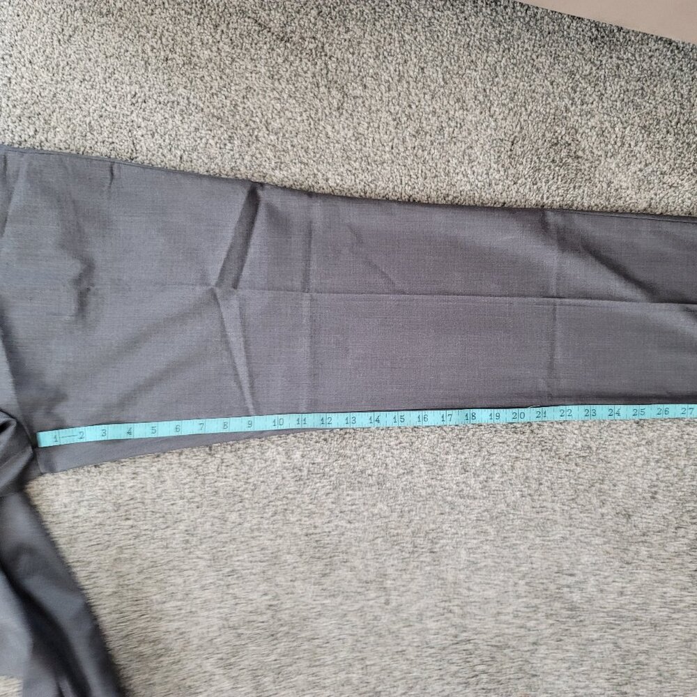 Men's Savane  Grey Dress Pants 33 x32 - Picture 7 of 10
